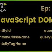 JavaScript DOM Document Object Model Customize A Simple Webpage By Using DOM Methods In Sinhala