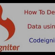 Codeigniter Tutorial For Beginners In Hindi How To Delete Data From Database Using Codeigniter