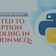 Python Exception Handling MCQs Top 20 Python Exception Handling Questions And Answer Tpoint Tech