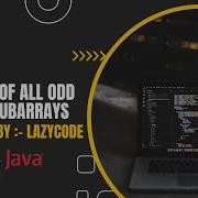 LeetCode In Java Problem Solving In Arrays Easy Question Sum Of All Odd Length Subarrays