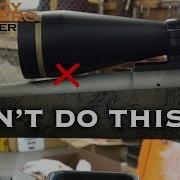 How To Avoid A Common Scope Mounting Mistake