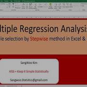 084 Stepwise Method For Multiple Regression Analysis