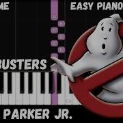 Ray Parker Jr Ghostbusters Easy Piano Tutorial