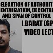 Decentralization Delegation Of Authority Deparmentalization Span Of Control