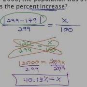 Percents And Proportions Percent Increase Decrease