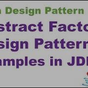 Abstract Factory Design Pattern Examples In JDK Design Pattern Interview Question