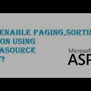 How To Enable Paging Sorting Selection In Gridview Using SqlDataSource In Asp Net