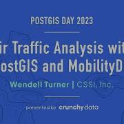 Air Traffic Analysis With PostGIS And MobilityDB