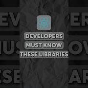 6 Libraries A React Developer Must Know Reactjs Webdevelopment Library