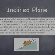 Dynamics 2 D Example Problems PHY136