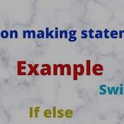 Example Of Decision Making Statements In Java If Switch L Malayalam Tutorial