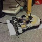 Model Hovercraft Built From Old Server Fans