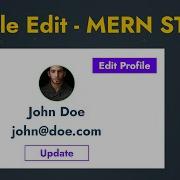 User Profile Edit With React TypeScript React Router MobX Node Js Express Js MERN Stack