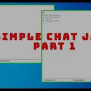 Simple Chat Java Part 1 Creating GUI