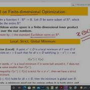 EE 564 Lecture 09 Optimal Control Unconstrained Optimization Part I