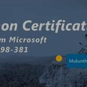 Python Certification MS 98 381