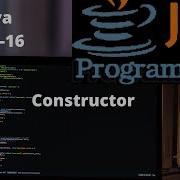 16 Java Baic Constructor