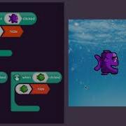 Block Coding Level 1 Catch The Fish From Simple Inputs