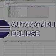 Activate Autocomplete In Eclipse Without Ctrl Space