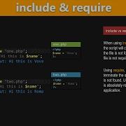 PHP Include And Require Constructs Tutorial