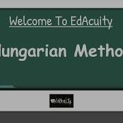 Math Around Daily Errands Hungarian Method Assignment Problem Optimization Techniques