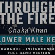Through The Fire Chaka Khan Full Band Karaoke Lower Male Key Instrumental