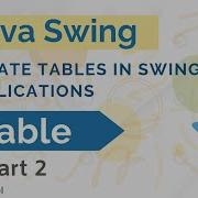 JTable In Swing Java Create Window Application Hindi