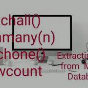 FETCHALL FETCHMANY FETCHONE ROWCOUNT INTERFACE PYTHON WITH MySQL