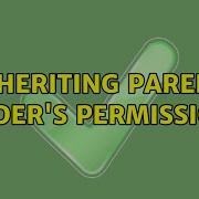 Ubuntu Inheriting Parent Folder S Permissions 2 Solutions