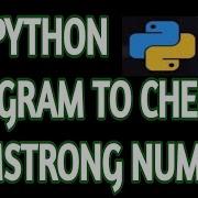 Python Program To Check Armstrong Number Python Programming