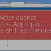 Chap 09 03 Parameter Queries In Access Apps Part 1 Create And Test The Query