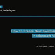Visio How To Create New Swimlane