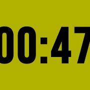 47 Second Timer Countdown No Music With Alarm
