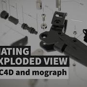 анимация разобранного изображения в C4D и Mograph