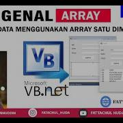 MENGENAL ARRAY 1 DIMENSI Pemrograman Visual