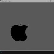 Create Apple Logo Using Python Programming Shorts Shorts