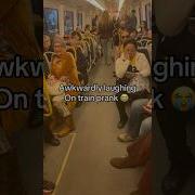Awkwardly Laughing On Train Prank