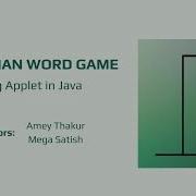 HANGMAN WORD GAME USING APPLET IN JAVA