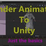 Blender Animation To Unity 3D