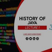 Lesson 1 History Of Java