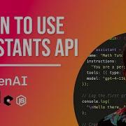 OpenAI Assistants API Coding Tutorial