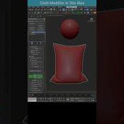 Pillow Simulation With Cloth Modifier In 3ds Max Shorts 3dsmax Cloth