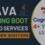 Cognizant Java Spring Boot MicroServices Interview Questions Level 1 4 Yrs