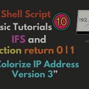 Bash Script For Colorize IPv4 Address Using Regex And IFS Separator