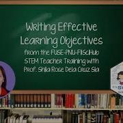 IN FOCUS WRITING EFFECTIVE LEARNING OBJECTIVES FILSCIHUB TV