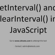 SetInterval ClearInterval Function In JavaScript An Example To Clear Interval After Sometimes