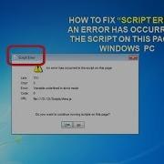 How To Fix Script Error An Error Has Occurred In The Script On This Page In Windows PC