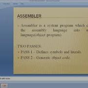 SINGLE PASS ASSEMBLER