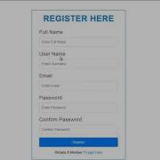 Login System In PHP PART 1 REGISTRATION FORM PHP TUTORIALS