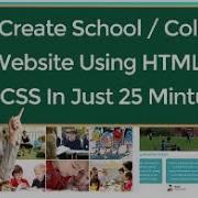 How To Create An School College Website Using Html CSS Only 2023 Ecommerce Coding Html School